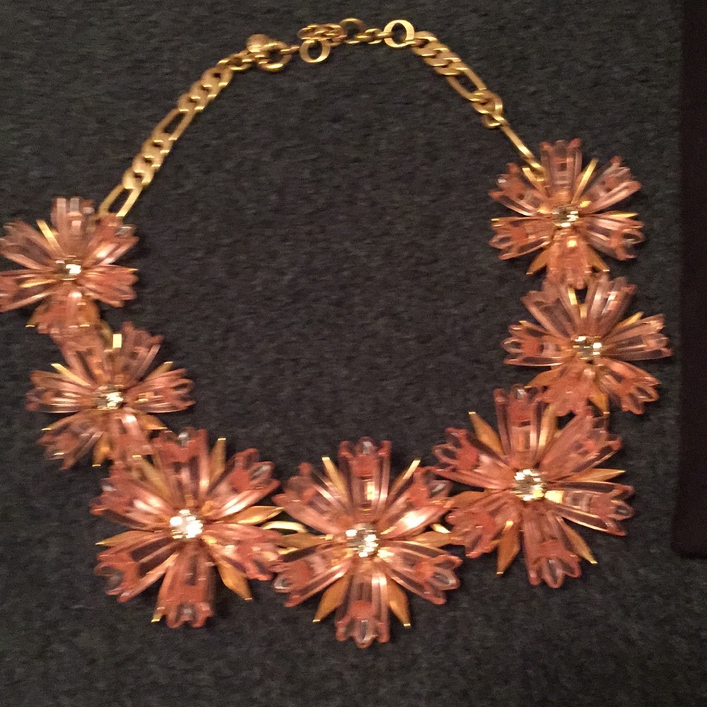 Floral statement necklace